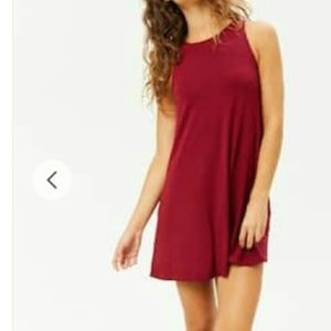 Burgundy Short Dress